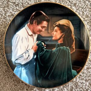 Scarlett Asks A Favor Plate Gone with the Wind Series W.L. George
